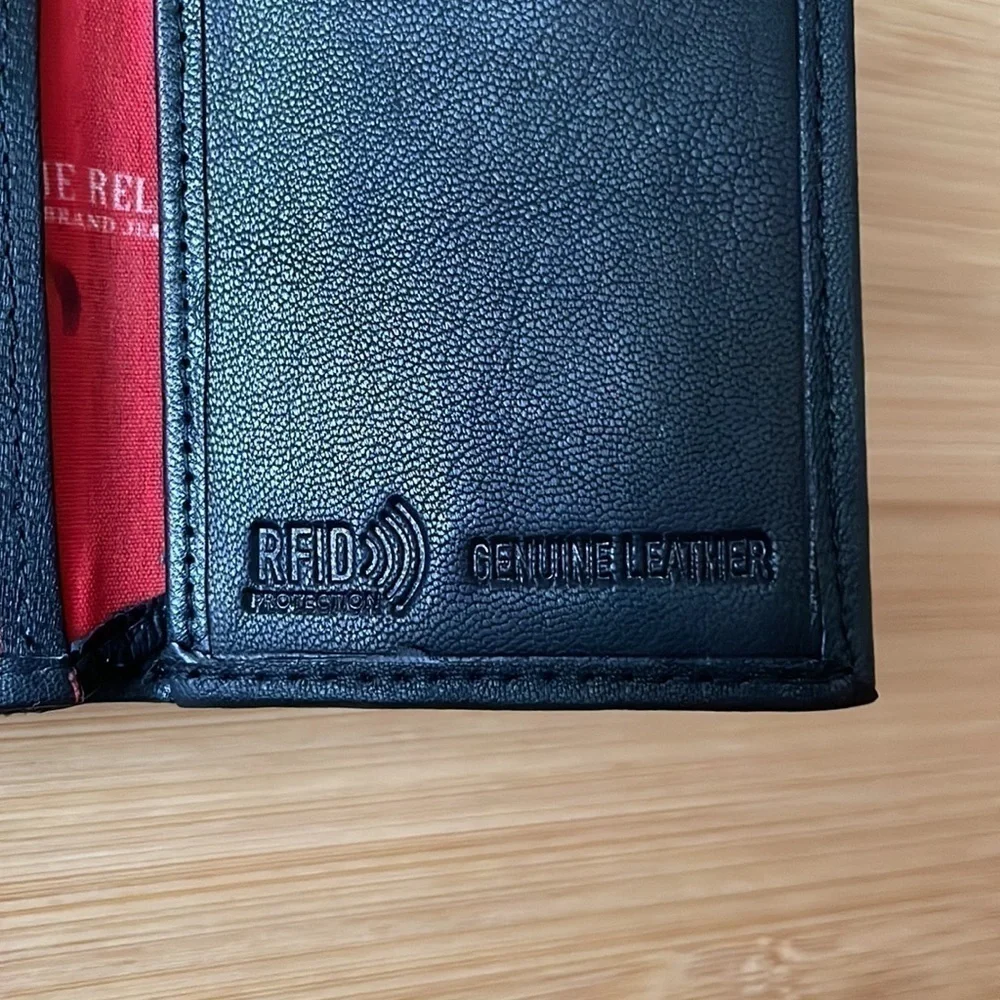 Brand New True Religion Genuine Leather Black Men’s Kincaid Wallet w/ Desk Valet
